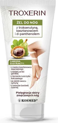 Obrázek produktu pro KOSMED TROXERIN: Přípravek obsahující Troxerutin, kastanovitý extrakt a panthenol