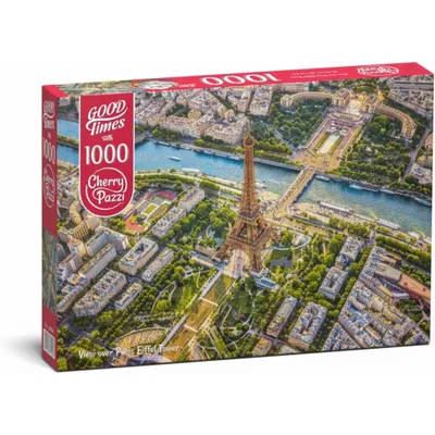 Produktbild von Puzzle 1000 piese View Over Paris Eiffel Tower 30189 Cherry Pazzi