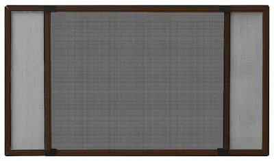 Produktbild von vidaXL Ausziehbarer Insektenschutz für Fenster Braun (100-193)x75 cm