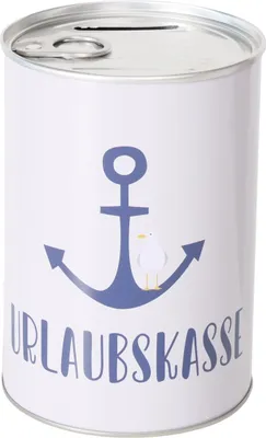 Produktbild von Spardose Urlaubskasse Maritim 8,5 x 12,3 cm