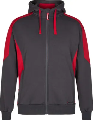 Produktbild von ENGEL Sweatjacke Cardigan Galaxy 8820-233-79757 Gr. 3XL anthrazit/rot