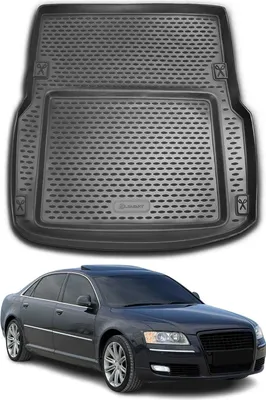 Image de Tapis de coffre pour Audi A8 Limo D3 2002-2010 Caoutchouc TPE