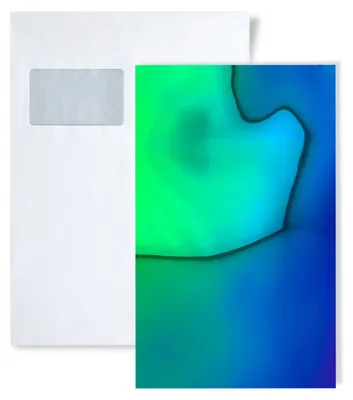 Image de 1 ÉCHANTILLON WallFace S-27207 A5 | Panneau mural OCEAN Aqua
