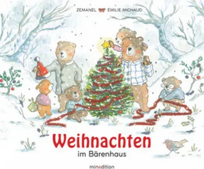Image de Noël à la maison des ours