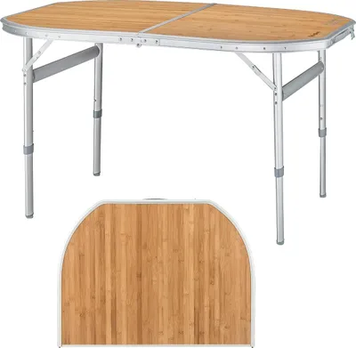 Immagine prodotto di Tavolo da campeggio KING CAMP Bamboo 120 x 80 cm