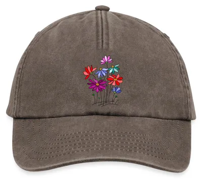 Produktbild von Spreadshirt Blumen | Blumenwiese Vintage Cap, One size, Vintage Braun