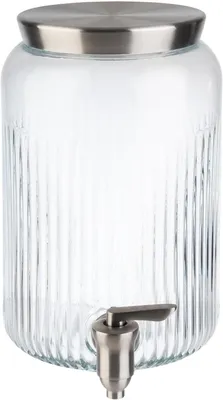 Zdjęcie produktu dla APS-Germany 10818, 3,8 l, Stal nierdzewna, Przezroczysty, Szkło, Silikon, Stal nierdzewna, 160 mm, 160 mm, 250 mm