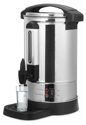 Produktbild von Ikodm Glühweinkocher 8L 1500W Edelstahl Heißgetränkespender 30-110 °C mit Zapfhahn