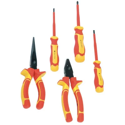 Produktbild von BRÜDER MANNESMANN M10610, Orange, Gelb, 5 Werkzeug