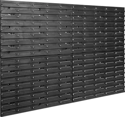 Obrázek produktu pro 4x Nástěnný panel na nářadí 57,6 x 39 cm Skladovací systém stohovací krabice držáky nářadí police