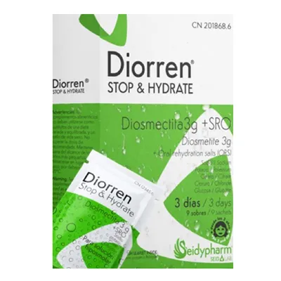 Obrázok produktu pre Diorren Stop & Moisturise 9 vrecúšok
