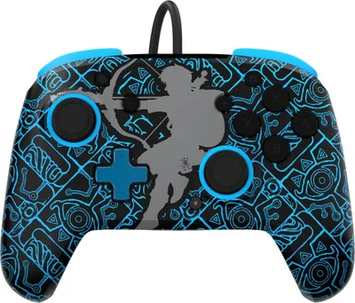 Image de PDP Controller Rematch Wired SheikahShoot GlowintheDark Swit