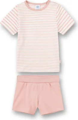 Produktbild von Sanetta Mädchen-Schlafanzug kurz rosa Ringel 86