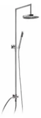 Produktbild von Demm Duschsystem Set mit Handbrause Duschset Regenbrause für den Anschluß an einer Unterputzarmatur oder Aufputzarmatur 15 x, 61454.C