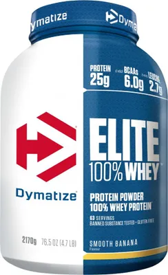 Image de Whey protéine - Dymatize - Elite Whey (2170g) - Saveur Banane