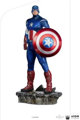 Obrázek produktu pro The Infinity Saga BDS Art Scale Statue 1/10 Captain America Battle of NY 23 cm