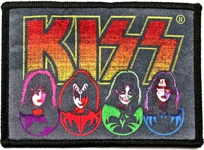 Produktbild von Kiss Faces & Icons Aufnäher zum Aufnähen