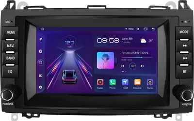 Produktbild von 7'' WIFI autorádio Navi pre Mercedes Benz W245 W169 W447 Viano Vito W639 1+32G android12