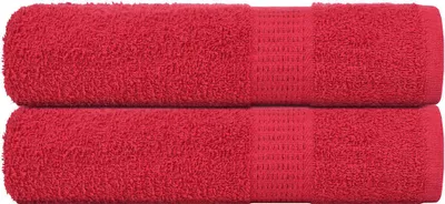 Produktbild von Badetücher FROGN 2 Stk. Rot 100x150 cm 360 g/m²