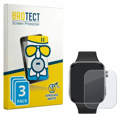 Produktbild von 3x BROTECT Entspiegelungs Schutzglas für Xiaomi Redmi Watch 6 Schutzfolie Panzer Folie Glas Display Schutz matt