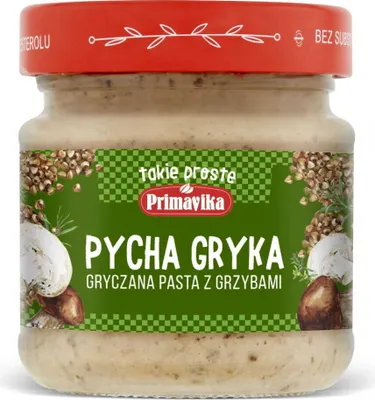 Zdjęcie produktu dla Primavika Pycha Gryka gryczana pasta z grzybami 160 g