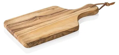 Produktbild von Servierbrett PURE OLIVE, mit Griff, 24 x 11 cm, Olivenholz