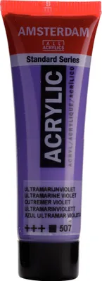 Zdjęcie produktu dla Amsterdam Standard Series Acrylic Colour Tube 20 ml Ultramarine Violet 507