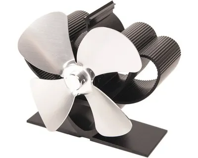 Obrázek produktu pro Krbový ventilátor HS Flamingo 4-lopatkový mini stříbrný