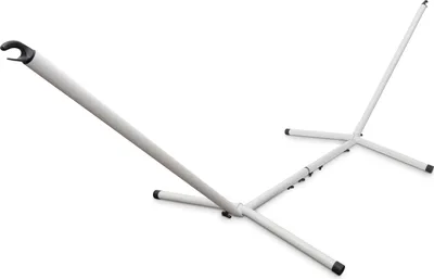 Hängemattengestell variabel von 3 - 3,40m robust pulverbeschichteter Stahl weiß
