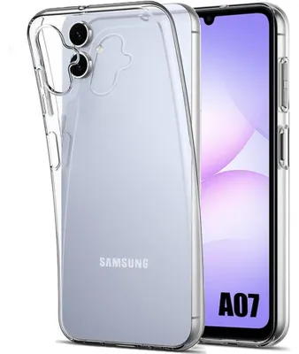 Image de Coque pour Samsung Galaxy A07, Protection Silicone Antichoc Anti-Rayures Ultra Slim Transparent