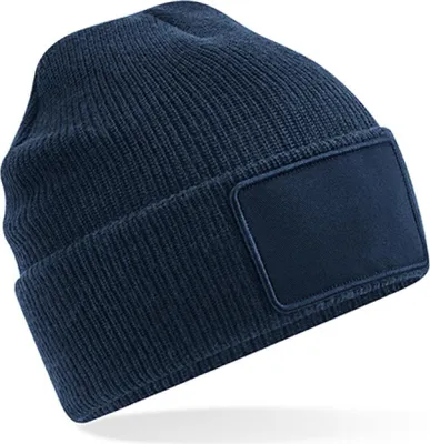 Immagine prodotto di Beechfield B540 | Removable Patch Thinsulate Beanie - Patch rimovibile - Colore: French Navy - Taglia: Unica