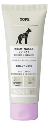 Obrázek produktu pro Yope Creamy Musk - Krémová maska na ruce s příjemnou a jemnou texturou, 50 ml. Obnovte a hydratujte svou pokožku s touto péčí.