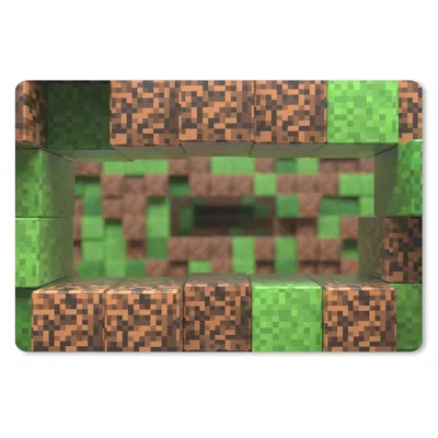 Produktbild von MuchoWow® Gaming Schreibtischunterlage Spiele - Blöcke - Spiele - Kinder 60x40 cm - XXL Mauspad - Großes Mauspad