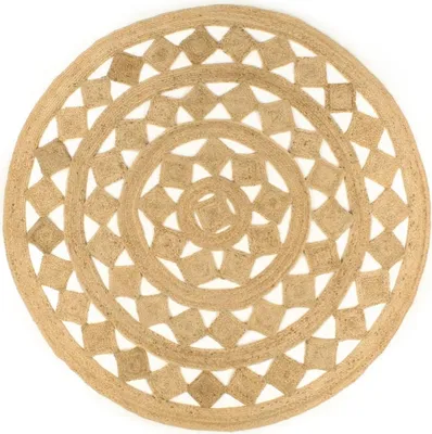 Produktbild von Teppich Handgefertigt Geflochten Jute 210 cm , Designerteppiche Design 2024