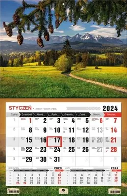 Zdjęcie produktu dla Kalendarz 2025 jednodzielny Tatry