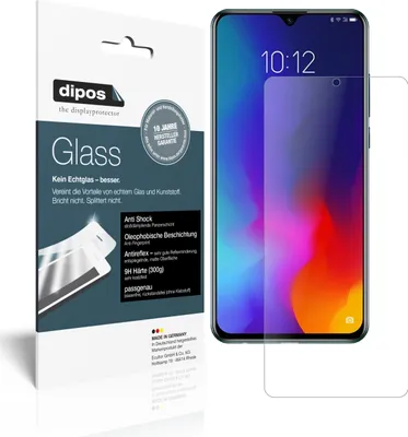 Produktbild von 1x Schutzfolie für Lenovo Z6 Lite matt - Anti-Shock 9H Folie dipos Glass Kunststoffglas