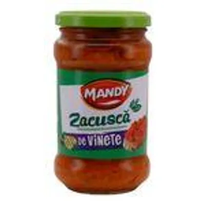 Mandy Zacuscă de Vinete – Rumänische Auberginen-Gemüsecreme mit Tomaten, 300 g