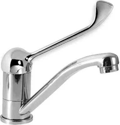 Zdjęcie produktu dla Novaservis Metalia 55 - Bateria zlewozmywakowa z dźwignią medyczną, chrom 55096L,0