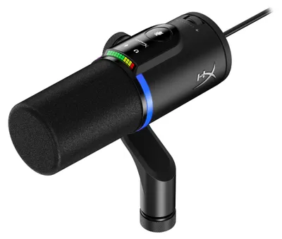 Produktbild von HyperX FlipCast - USB/XLR Dynamic Microphone (Black), Dynamisches Mikrofon, -10 dB, 20 - 20000 Hz, 0,05%, 1 Ohm, 192 kHz