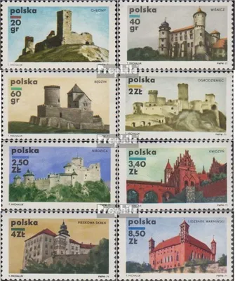 Produktbild von Briefmarken Polen 1971 Mi 2058-2065 (kompl.Ausg.) postfrisch Burgen