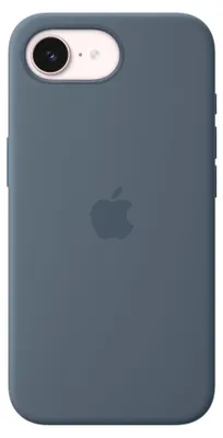 Produktbild von iPhone 17e/16e Silicone Case mit MagSafe – Ankerblau