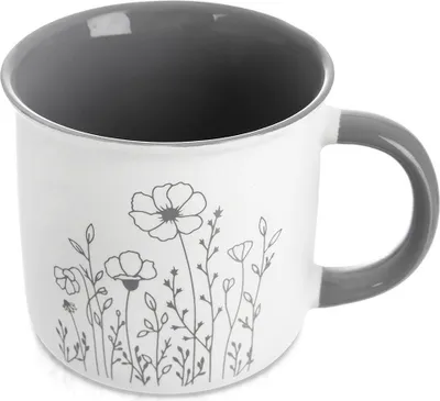 Immagine prodotto di Tazza in porcellana per bevande calde e fredde, caffè, tè e tisane, 400 ml