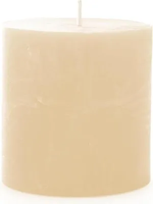 Produktbild von Spaas Rustikale Stumpenkerze 100/130 mm 95Std. - Efenbein