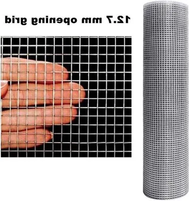 Produktbild von Famanu Drahtgewebe 0,5 m x 25 m - verzinkt, 12,7 mm Maschenweite