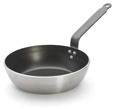 Obrázok produktu pre de Buyer 8188.24, Kolo, Sauté panvica, Nerezová oceľ, Hliník, 200 °C, Hliník