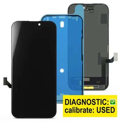 Produktbild von Kompatible Diagnosefähiges HARD OLED Display Touchscreen Bildschirm Schwarz für Apple iPhone 15 A3090, A2846 & Werkzeug