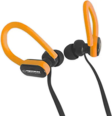Image de Esperanza Écouteurs Avec Microphone Eh197Ko Noir/Orange
