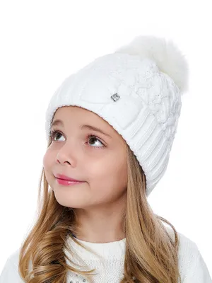Obrázok produktu pre Dievčenská pletená čiapka 9480 biela