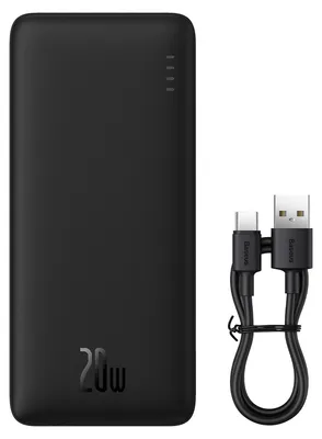 Produktbild von Baseus P10022804113-00, 20000 mAh, Lithium Polymer (LiPo), Schwarz