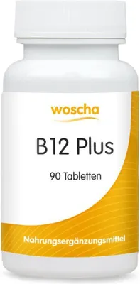 Produktbild von Woscha B12 Plus - 90 Lutschtabletten